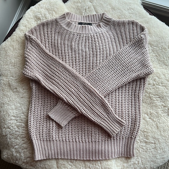 Grey Deluc Knit Sweater - Picture 1 of 4